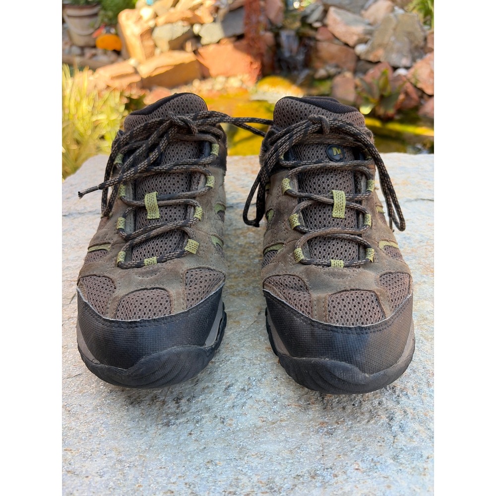 Merrell Outmost Ventilator Hiking Shoes Mens 9.5 Boulder Brown J09539 Low Top - Picture 4 of 9